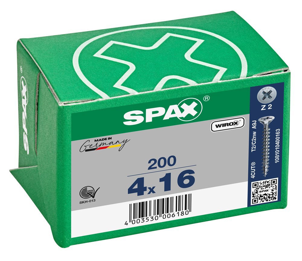 spaanplaatschroef wirox spax-4