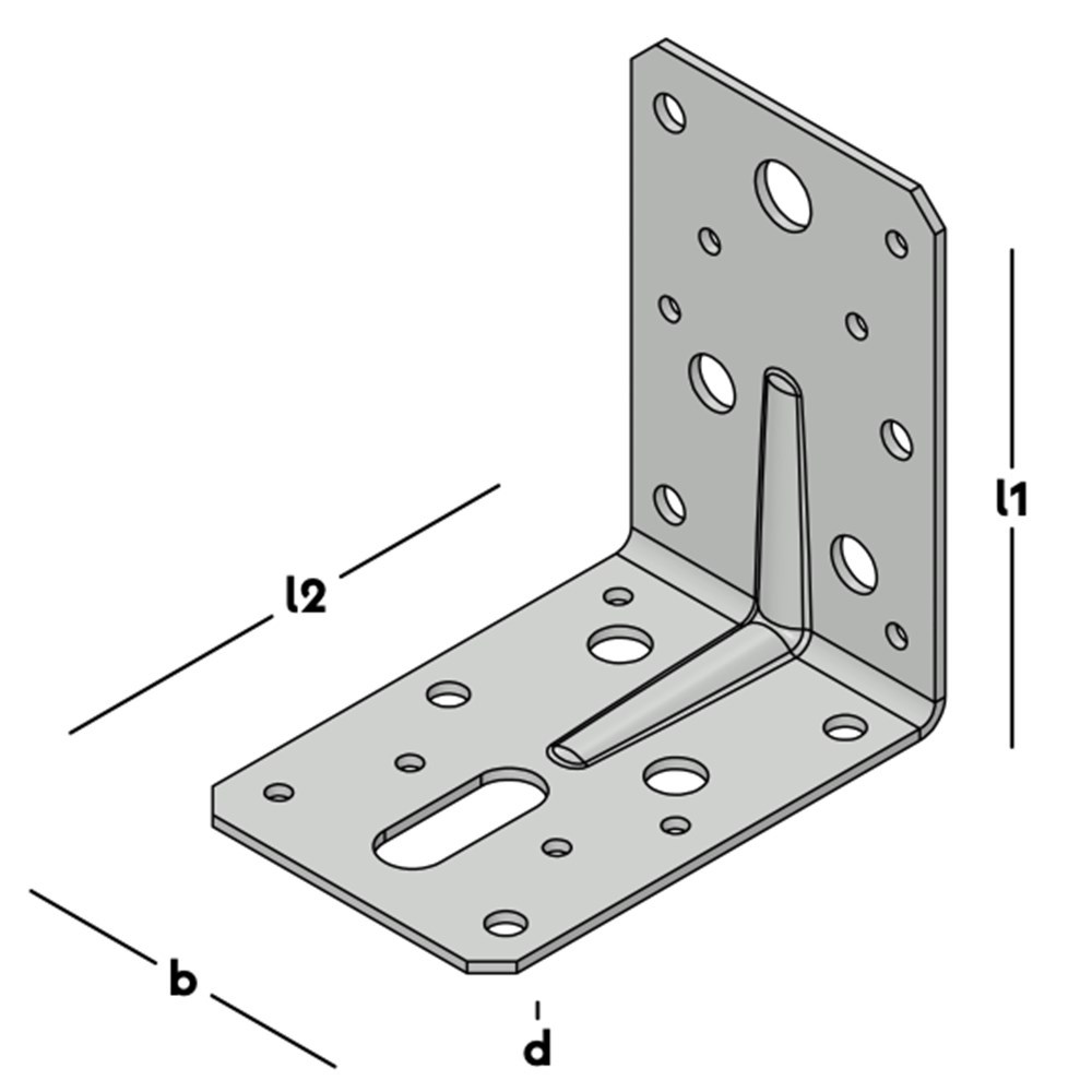 hoekanker met ril rvs a4-3