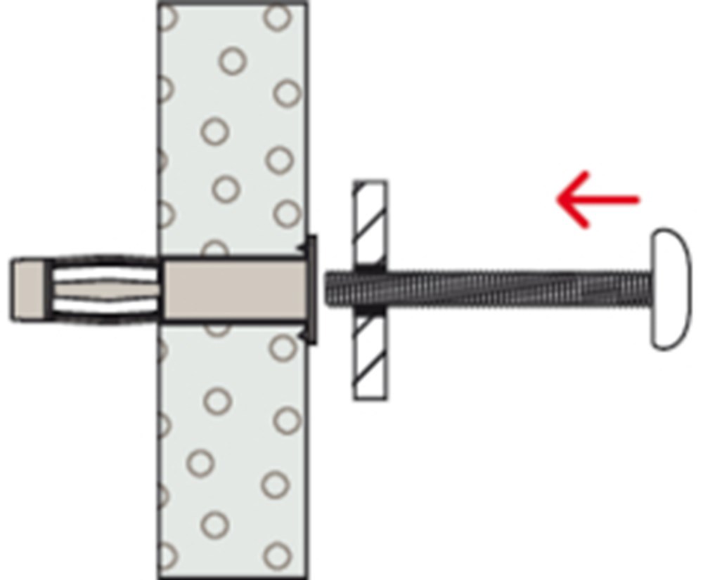 hollewandplug metaal fischer-10