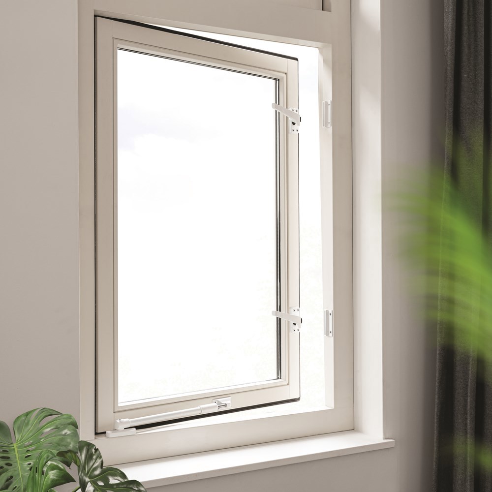 raamsluiting aluminium wit axa-5