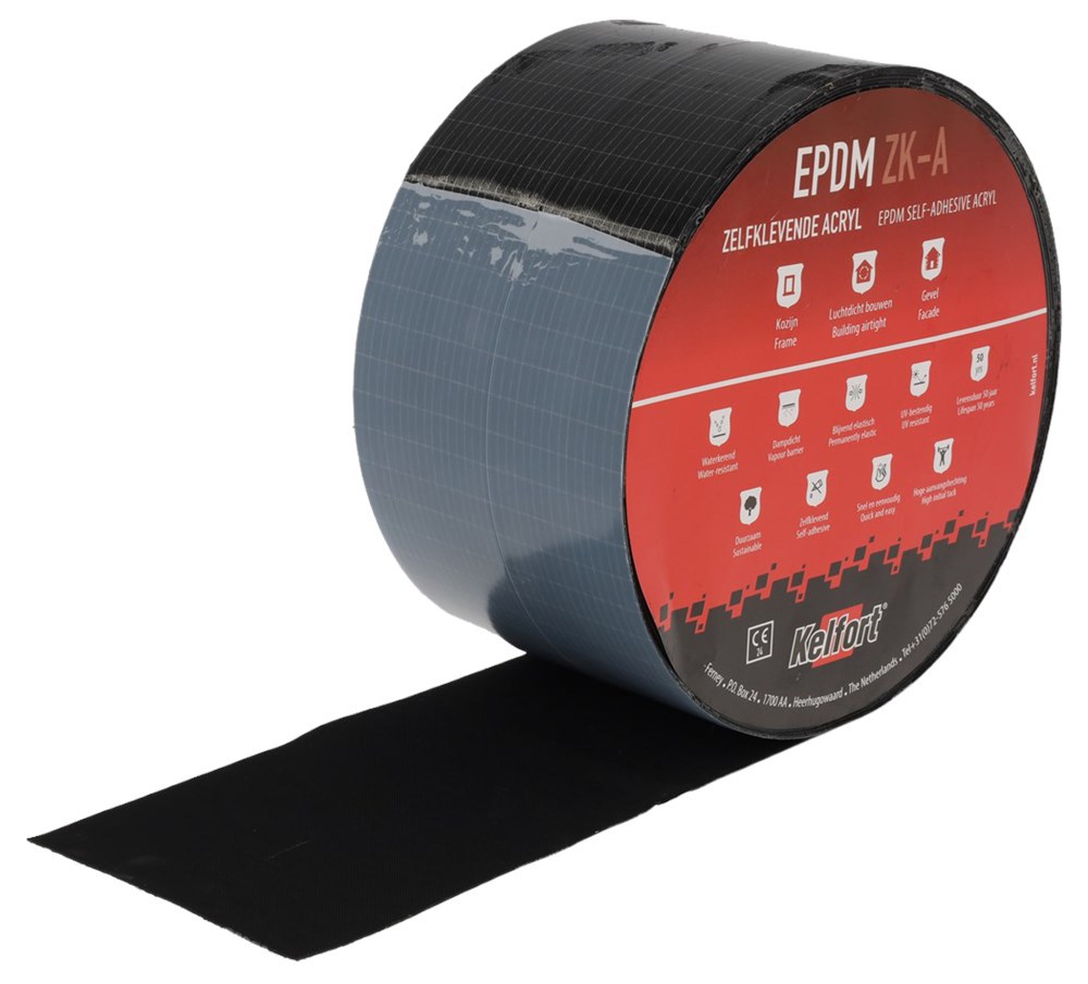 stroken epdm folie zwart kelfort acryl-3