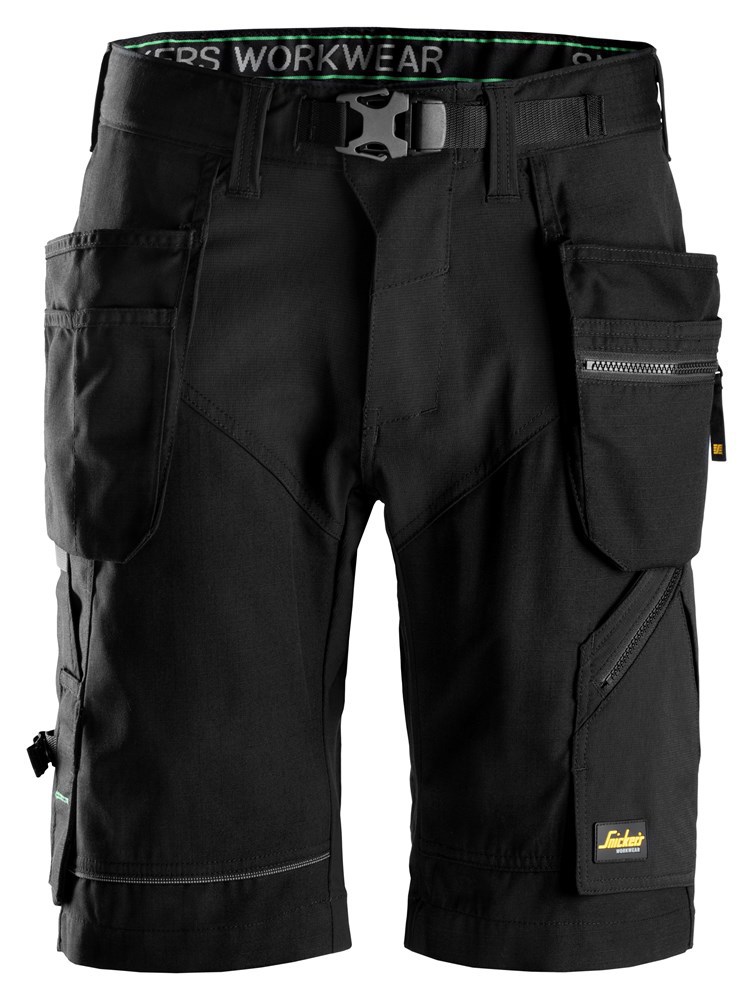 Short+ Flexiwork Snickers - 6904 ZWART 052