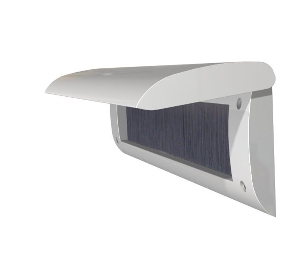 Briefplaat Binnen Kunststof Gezu - 345X86MM ZILVER