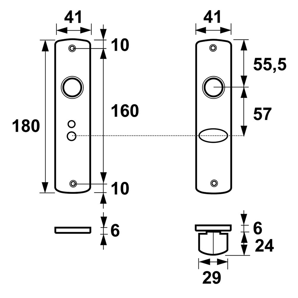 kortschild aluminium f1 axa-3