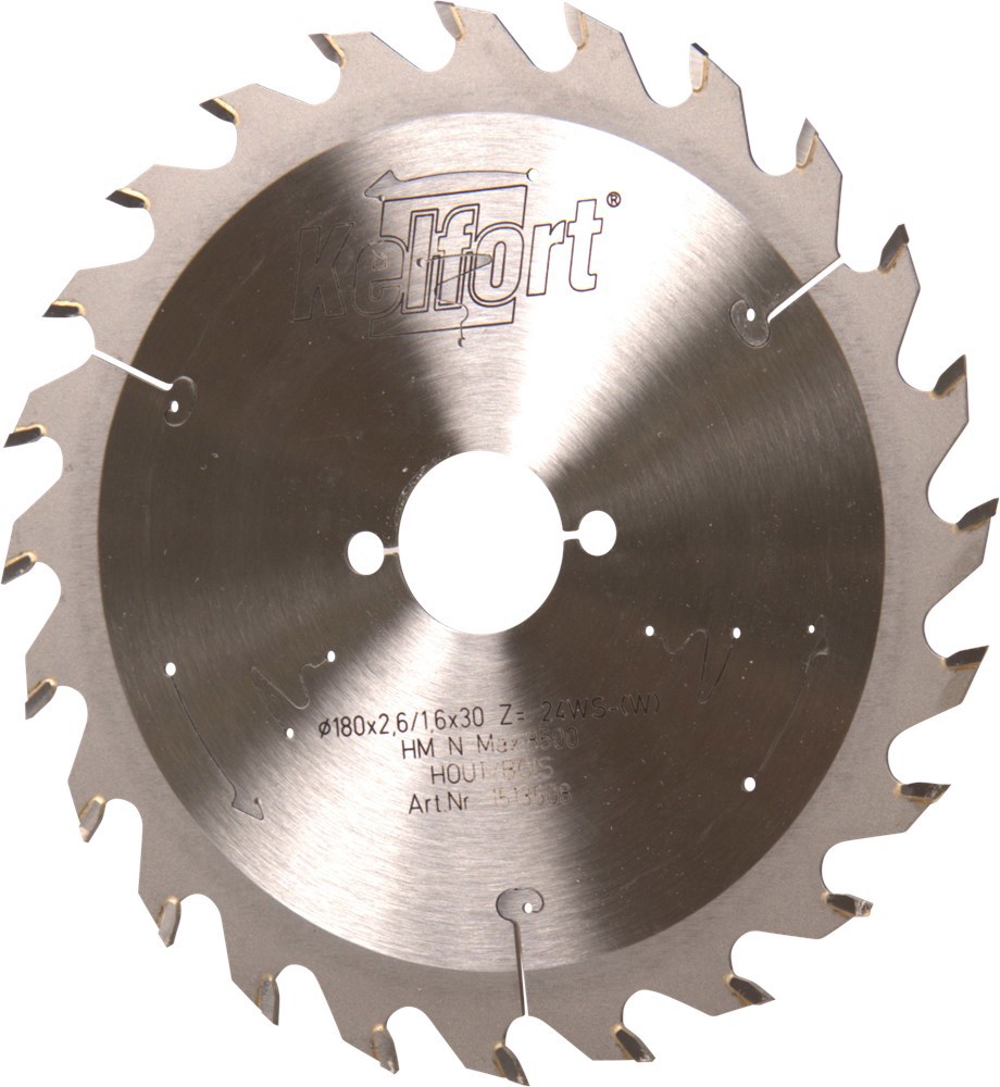 Cirkelzaagblad Hm Kelfort - 180X2.6X30MM 24WS