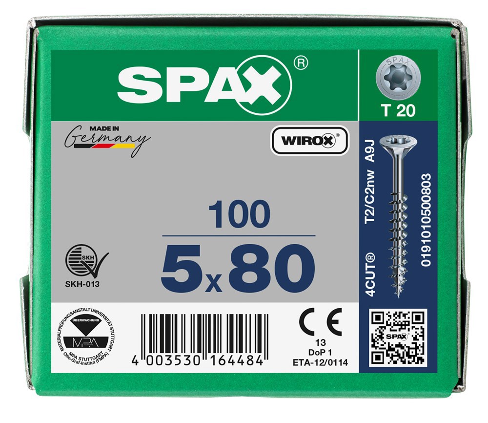 spaanplaatschroef wirox spax-6
