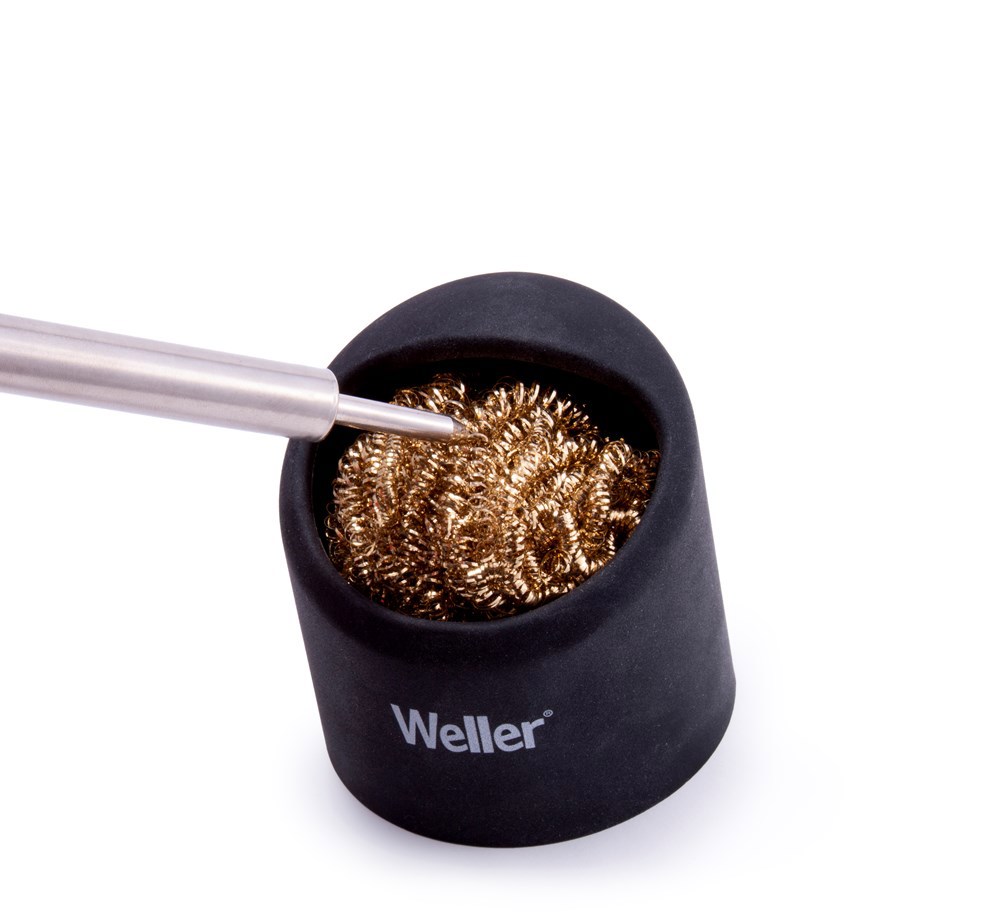 messingwol met houder weller-7