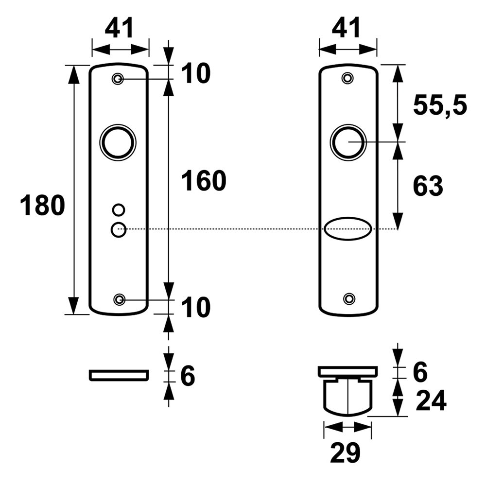 kortschild aluminium f1 axa-3