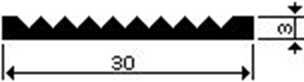 slijtstrip aluminium brute