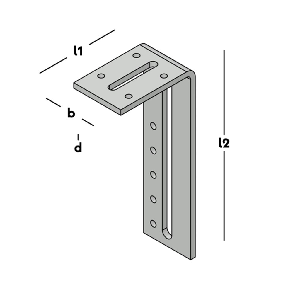 hoekanker zwaar zonder ril sv-3