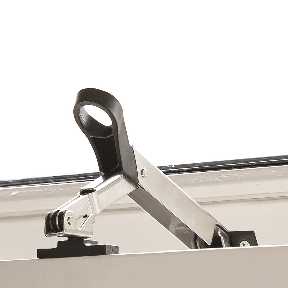 combi-raamuitzetter rvs/zwart axa-4