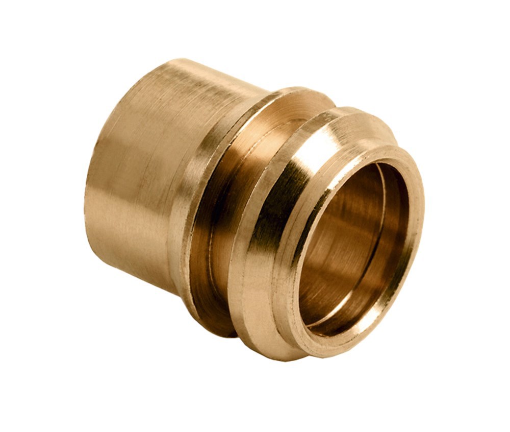 Knel Verloopset Messing - 22X15MM 1-DELIG