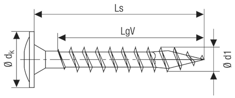 tellerkopschroef rvs a2 spax-3