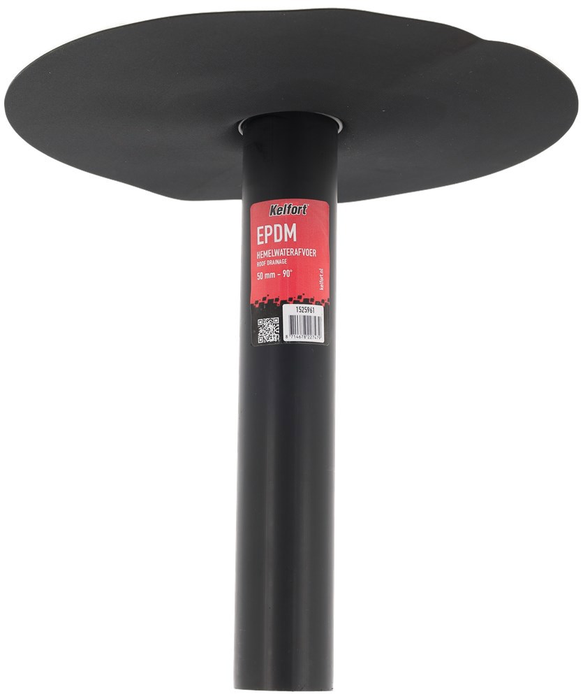 Dakdoorvoer Epdm Zwart Kelfort - 50MM 90°