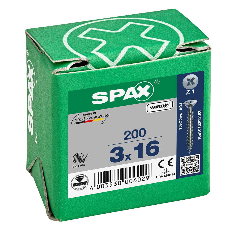 spaanplaatschroef wirox spax-4