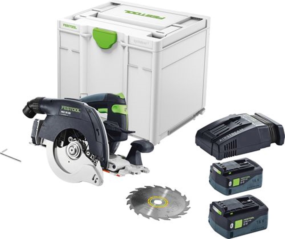 Accu Invalcirkelzaag Festool - HKC55 5.0 EBI-PLUS-SCA 18.0V