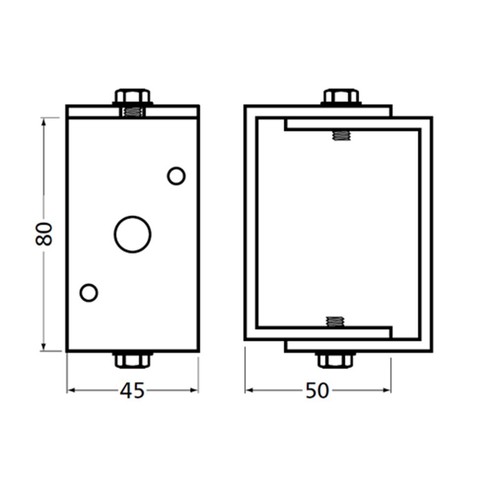 afstandhouder aluminium f1 mat hermeta-3