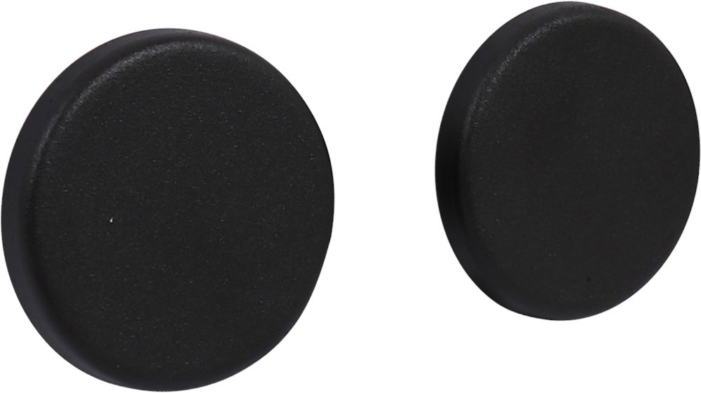 Blindrozet Aluminium Mat Zwart Oxloc - TOULOUSE Ø56X7MM