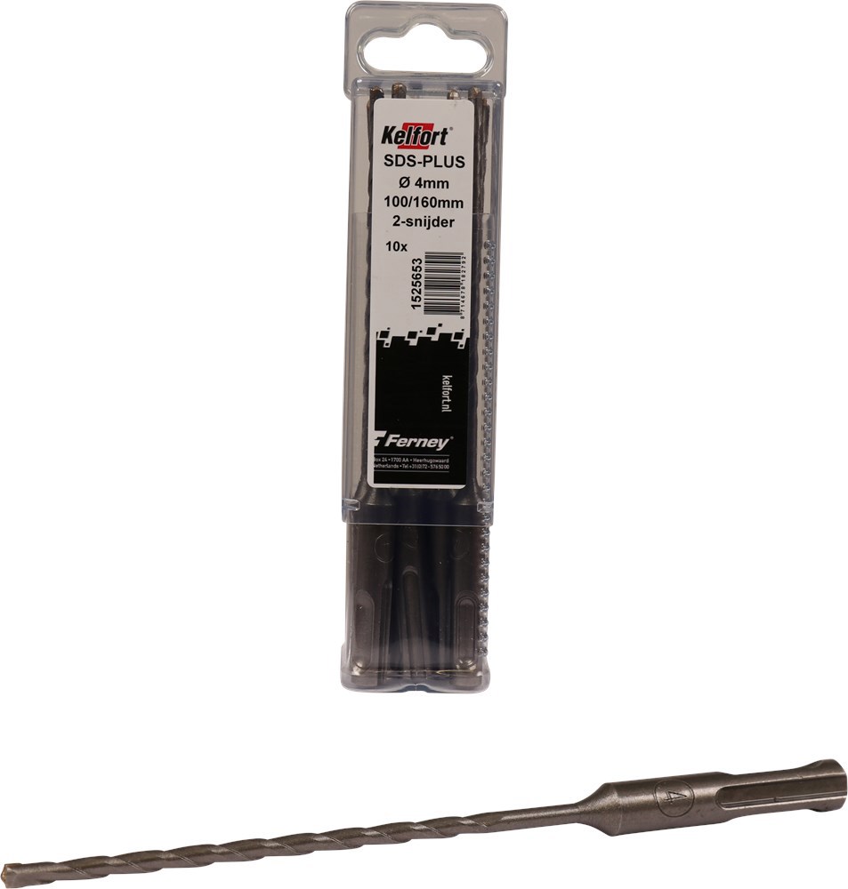 Hamerboor Sds-Plus Kelfort -  4X100/160MM SET à 10 STUKS