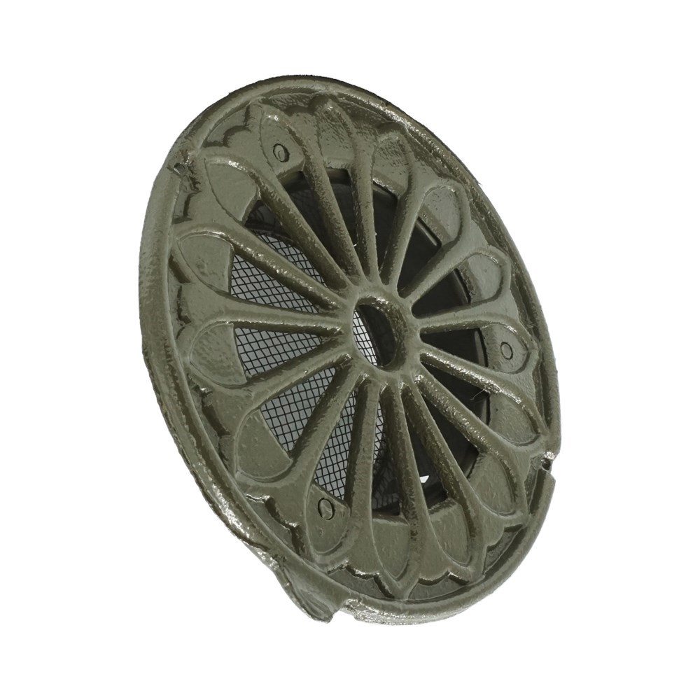 ventilatierooster aluminium brons weha