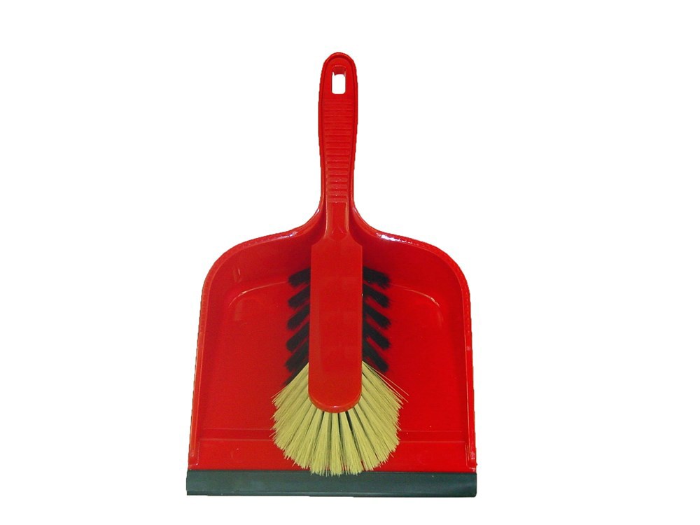 stoffer en blik kunststof betra