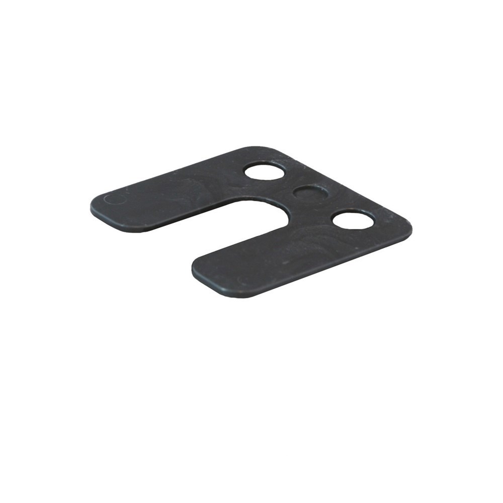 Hogedrukplaat Abs -  70X 70X 2MM ZWART