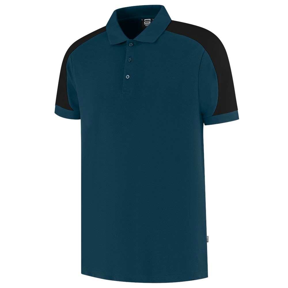Poloshirt Bicolor Redefined Tricorp - 206106 TEAL/ZWART XL