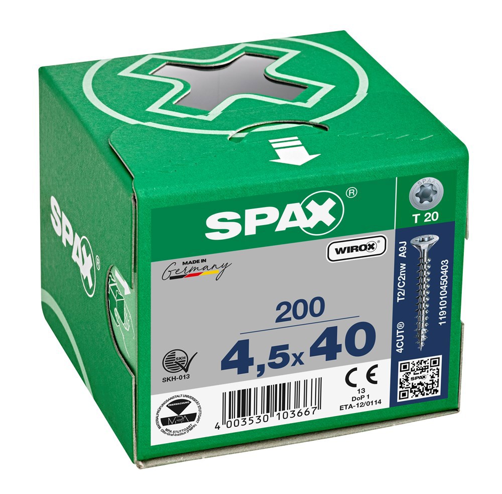 spaanplaatschroef wirox spax-4