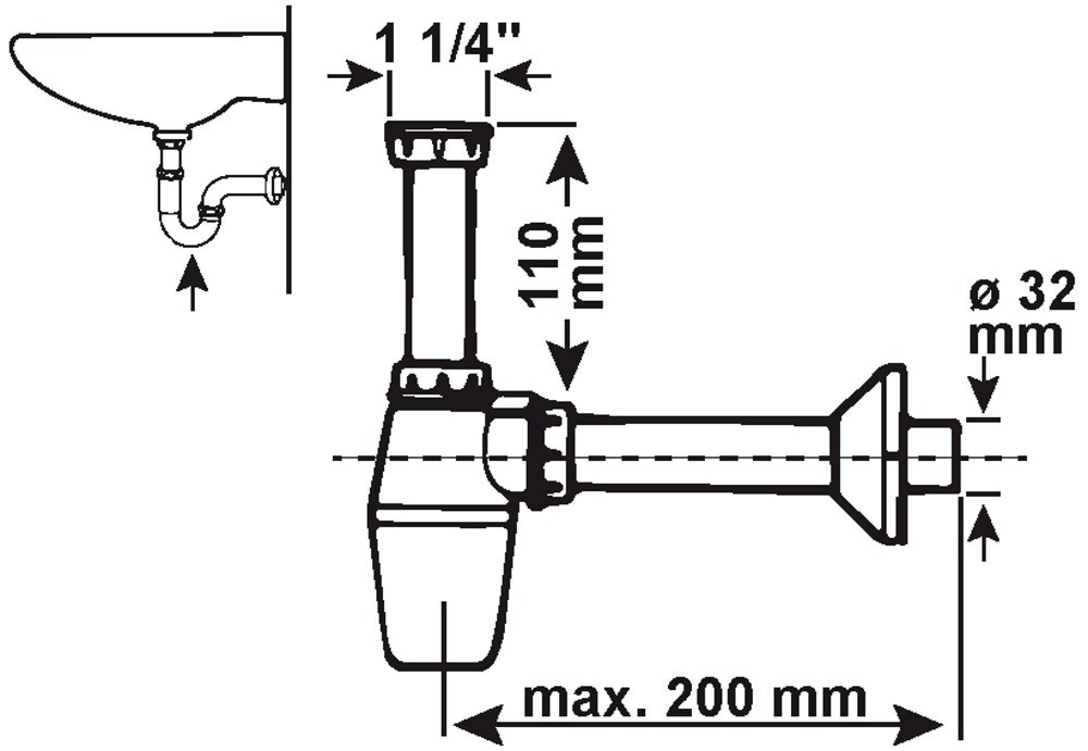 bekersifon wit viega-3