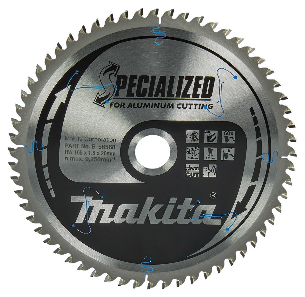 Cirkelzaagblad Hm Makita - 165X1.8X20MM 60T TCG