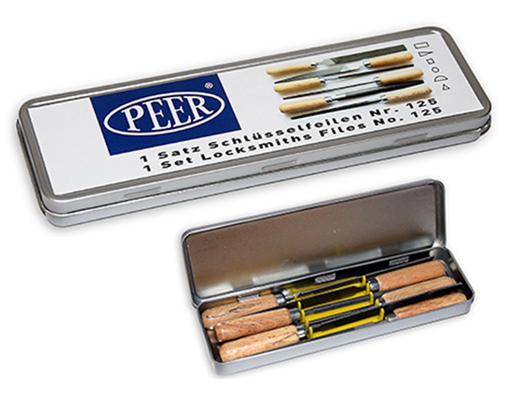 Sleutelvijlenset Peer - 6-DELIG 100MM