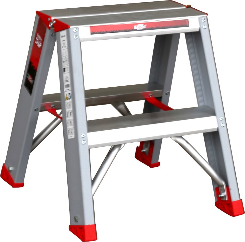 Dubbele Trap Aluminum Ongecoat Kelfort - ROLLO 2X 2 TREDEN