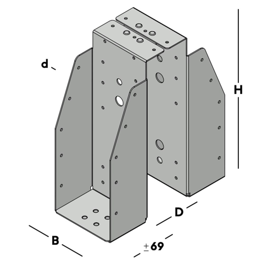 balkdrager gbs dubbel sv-3