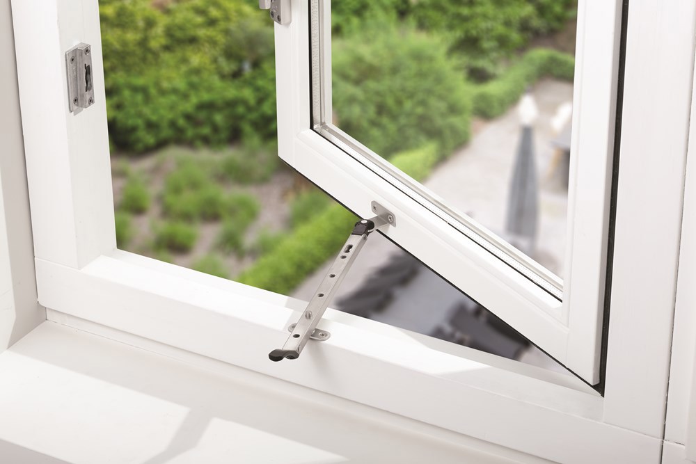 raamuitzetter rvs/zwart axa-4