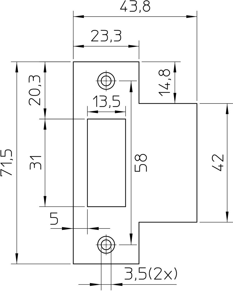 sluitplaat elvz nemef-3