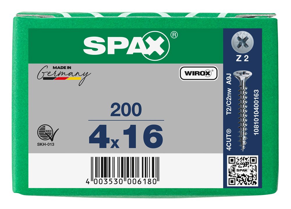 spaanplaatschroef wirox spax-6