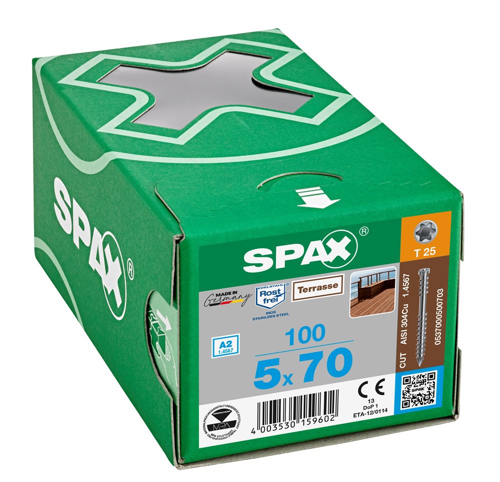 vlonderschroef rvs a2 spax-4