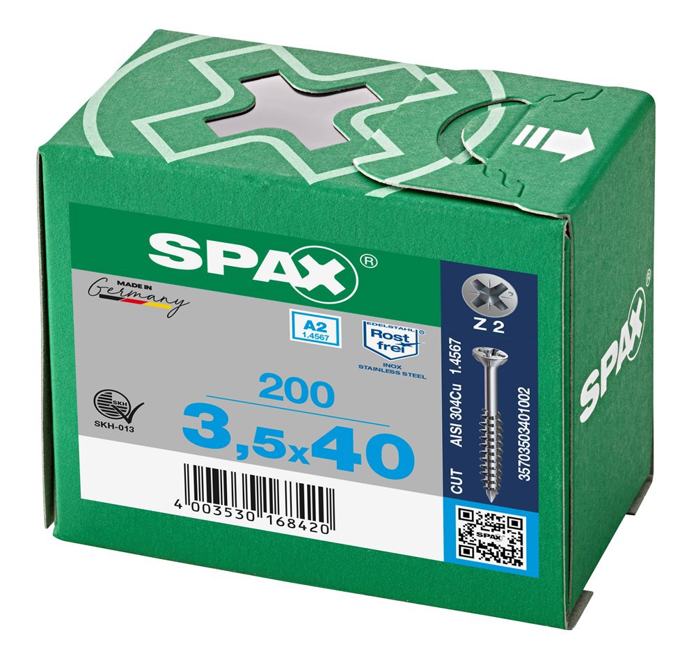 glaslatschroef rvs spax-7