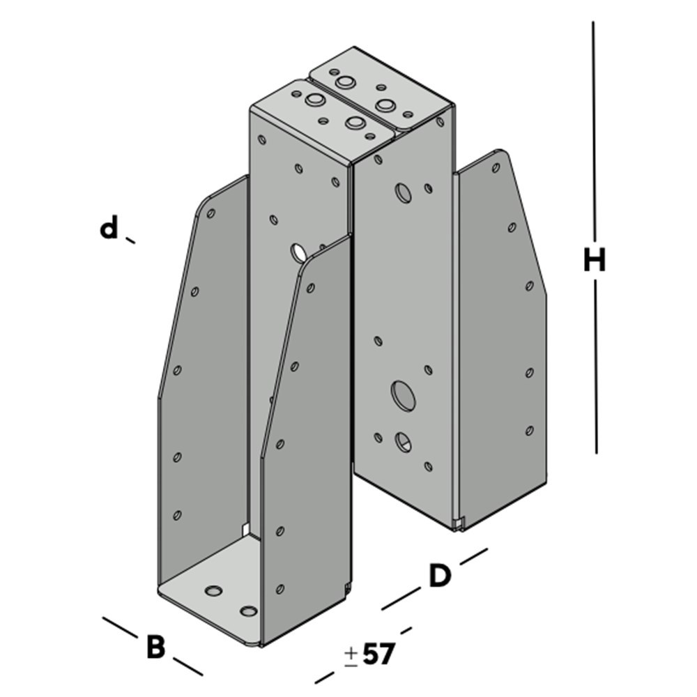 balkdrager gbs dubbel sv-3