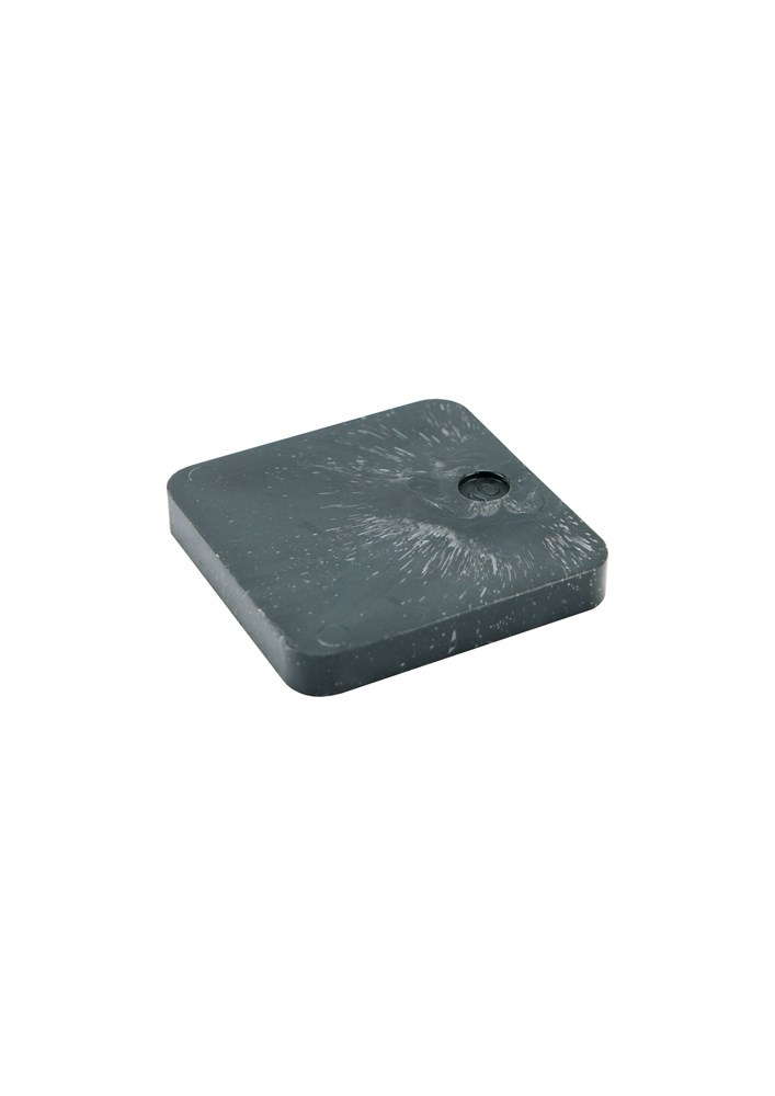 Hogedrukplaat Abs -  70X 70X20MM ZWART