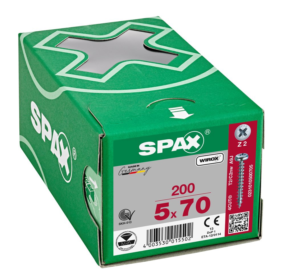 spaanplaatschroef wirox spax-4