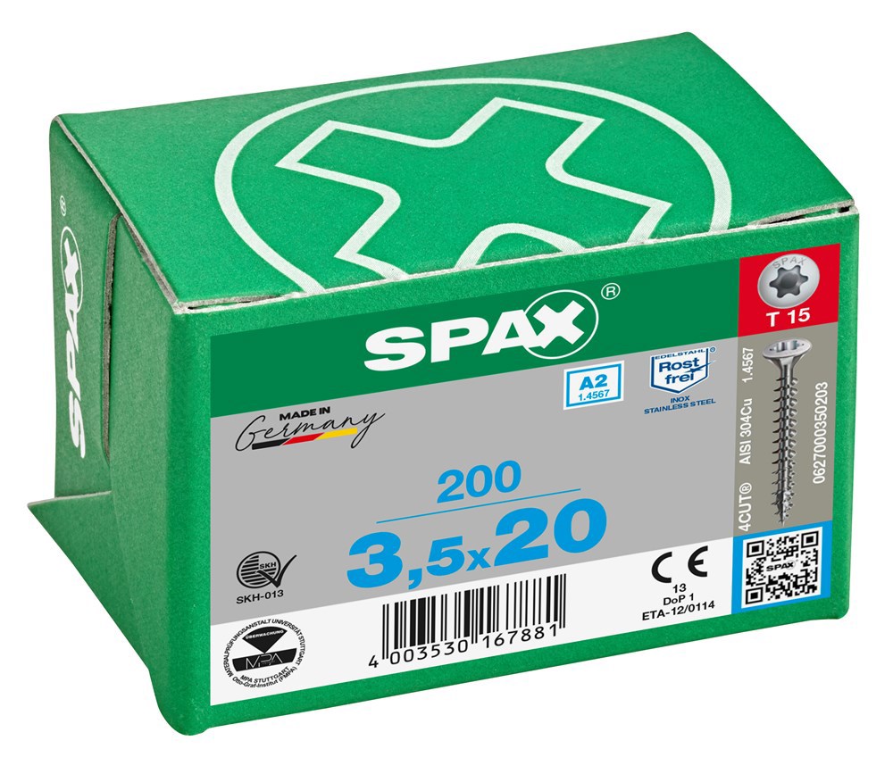 spaanplaatschroef rvs a2 spax-6