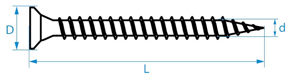 spaanplaatschroef verzinkt basicpro-4