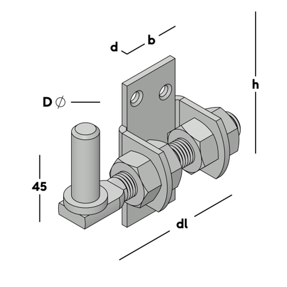 plaatduim verstelbaar thvz-3