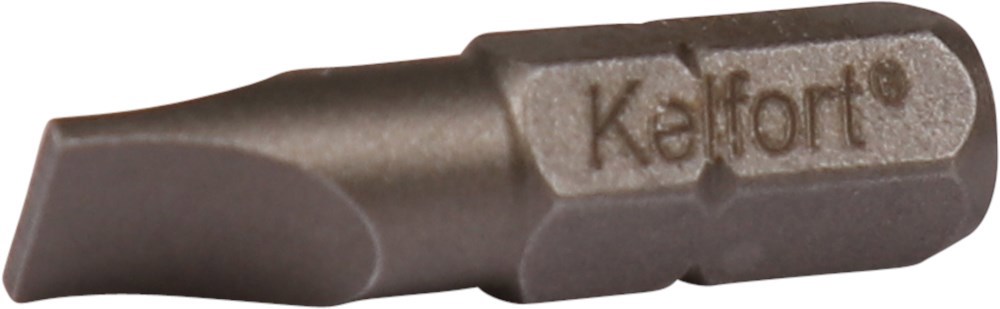 Schroefbit Gleufkop Kelfort - SL1.2X6.5MM 25MM 1/4''
