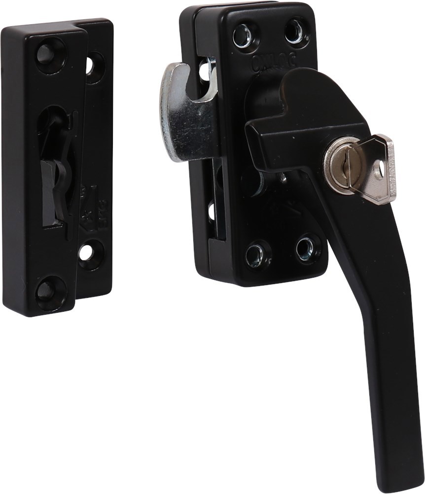 Raamsluiting Aluminium Zwart Oxloc - PREMIUM RECHTS SKG*