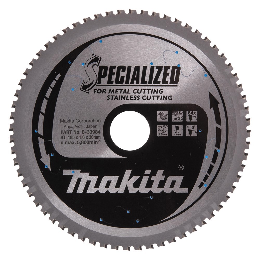 Cirkelzaagblad Hm Makita - 185X1.6X30MM 64T SMTCG
