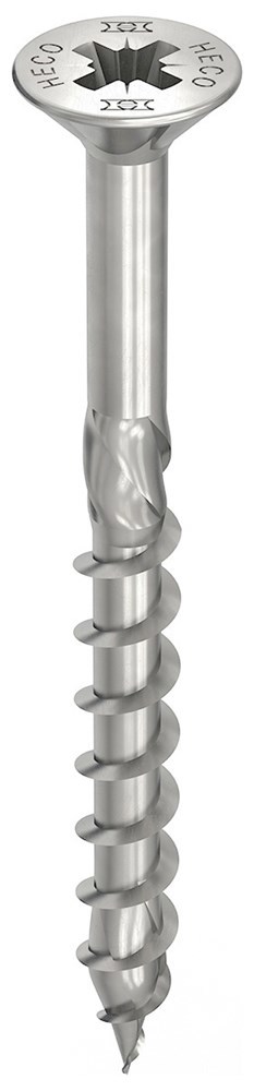 Spaanplaatschroef Rvs A2 Heco - 6.0X100MM PK PZ3