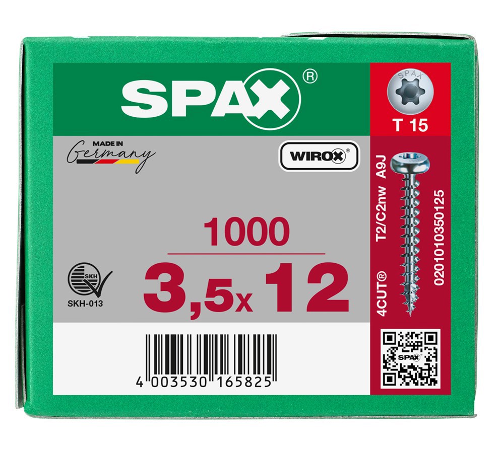 spaanplaatschroef wirox spax-6