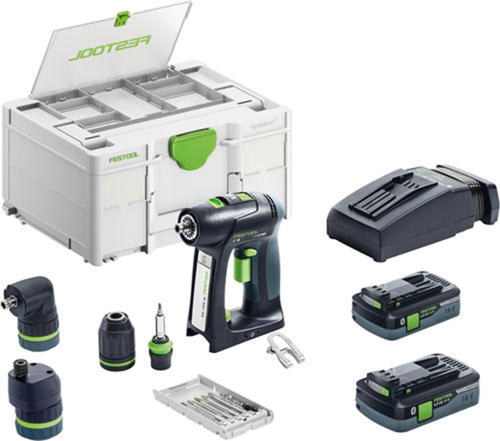 Accu Schroefboormachine Festool - C18 HPC4.0 I-SET 18.0V